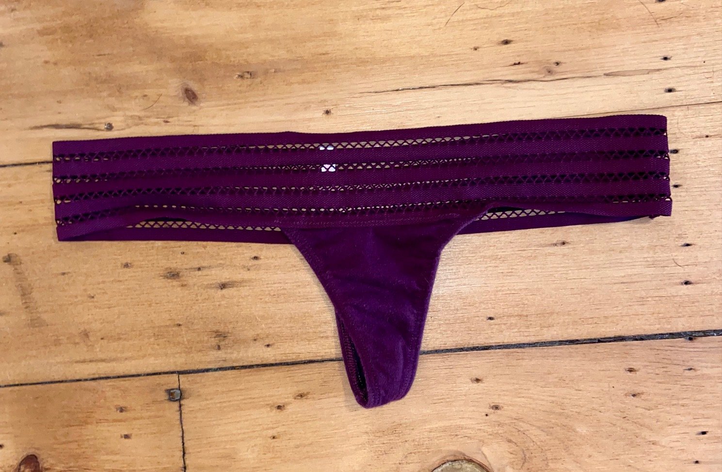 Purple Thong - 1