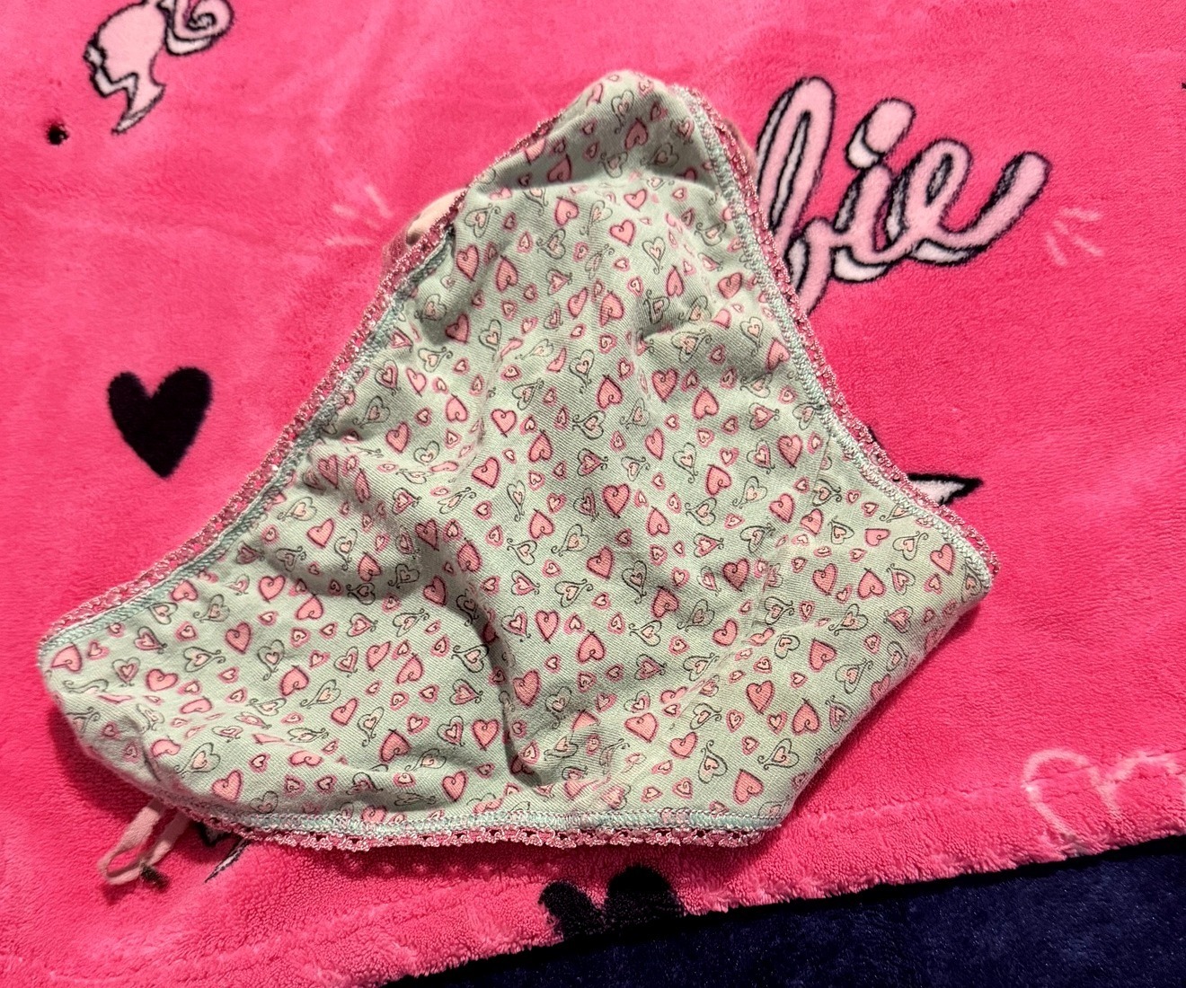 Heart Panties worn for 2 days – photo 4 of 4