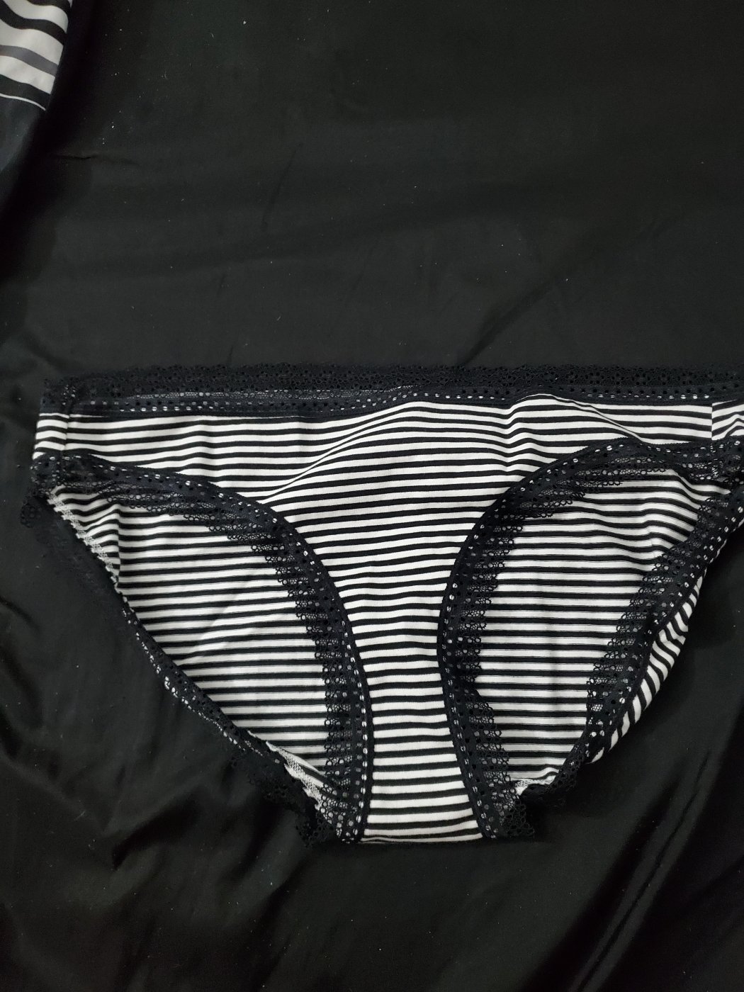 Black and white stripped