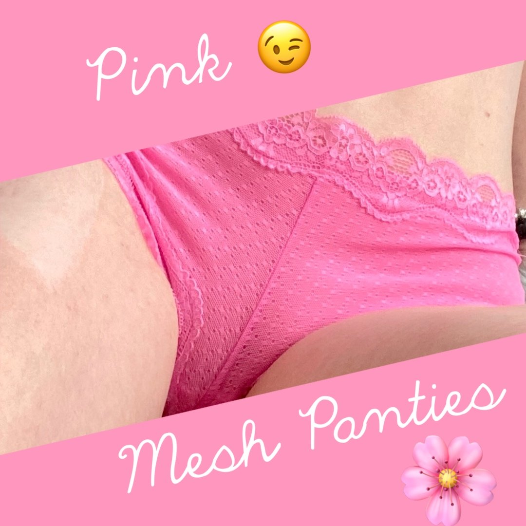Pink Mesh Panties