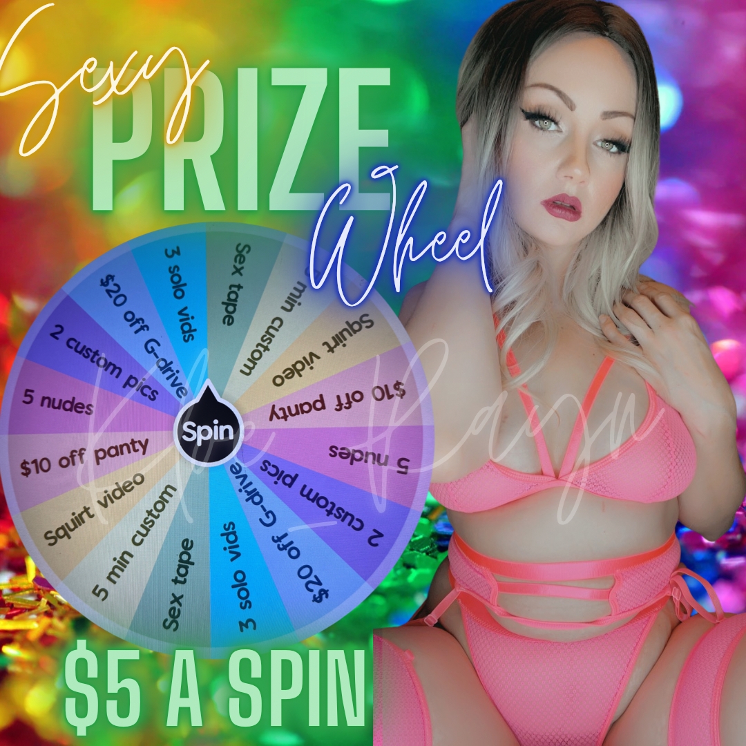 Sexy prize wheel