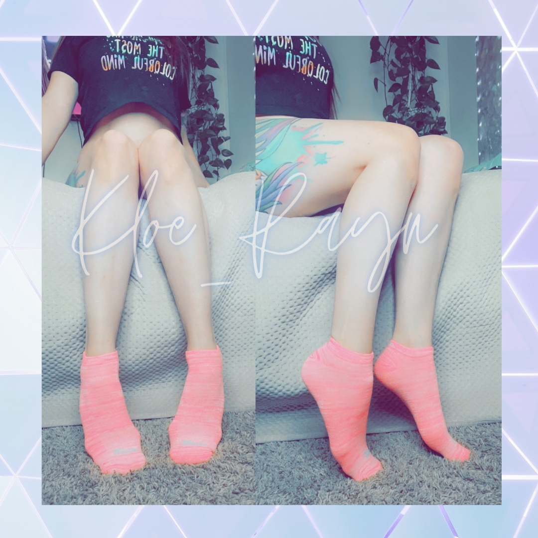 Pink ankle socks