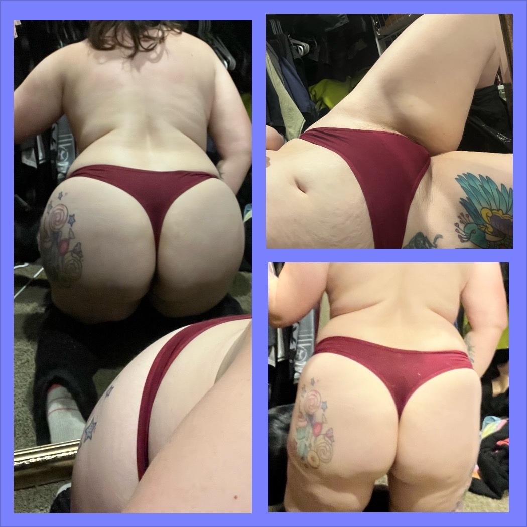 Red cotton thong