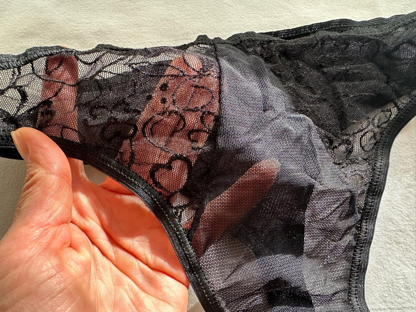 mutandina tanga nera