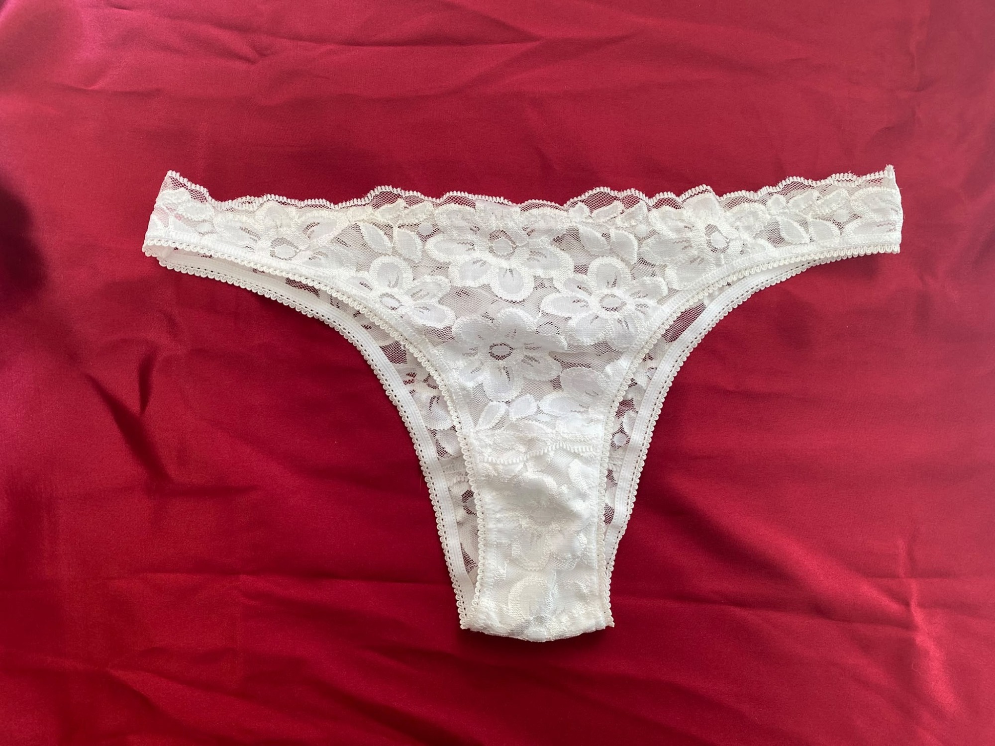 slip bianco di pizzo