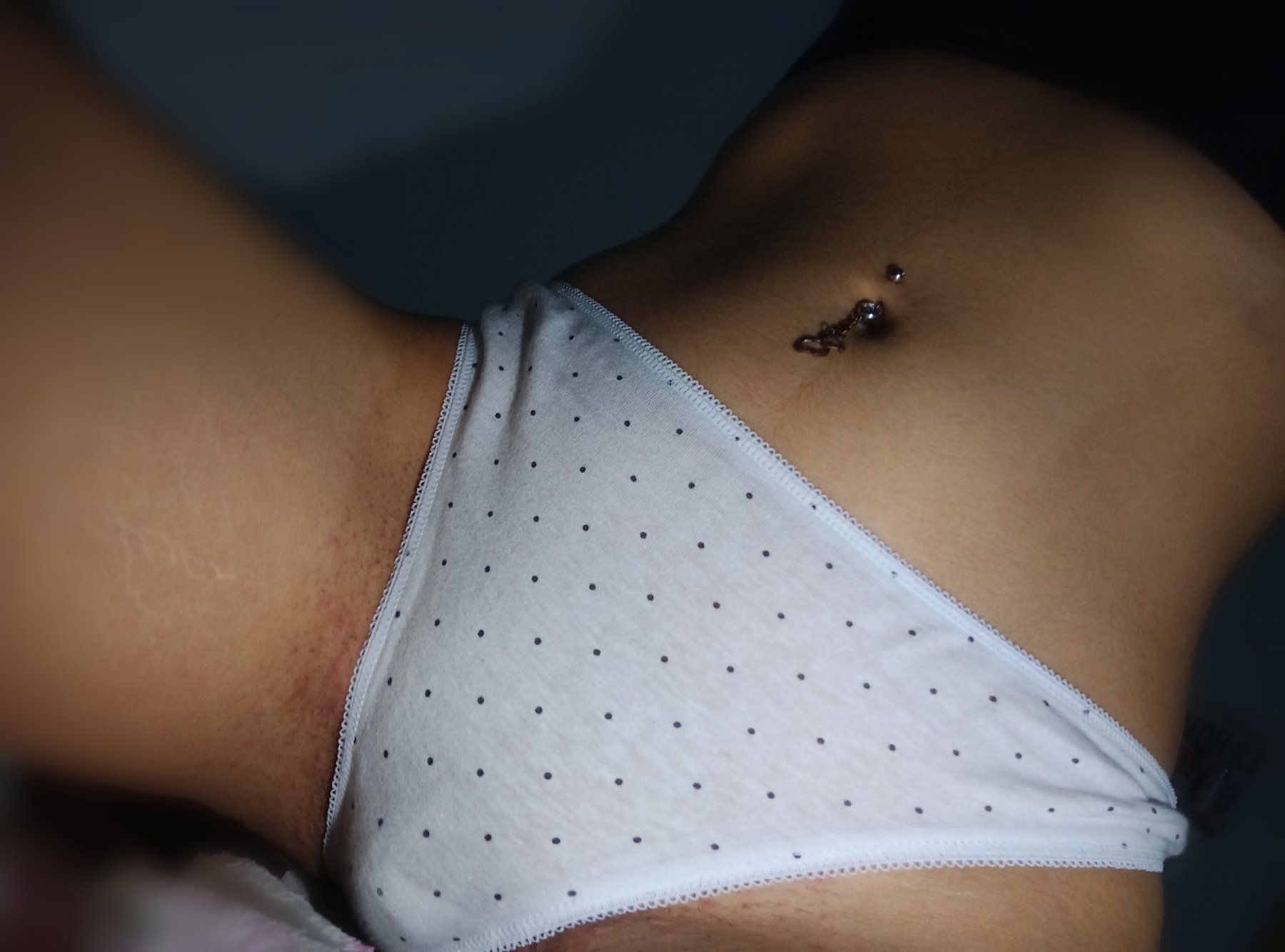 Tanga blanco de lunares Posibilidad de pack
