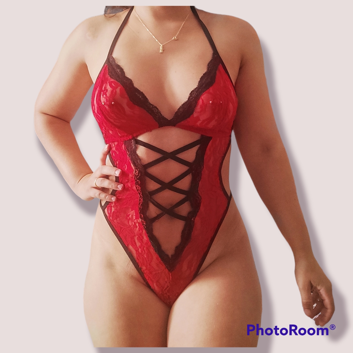 Body de tiras erótico