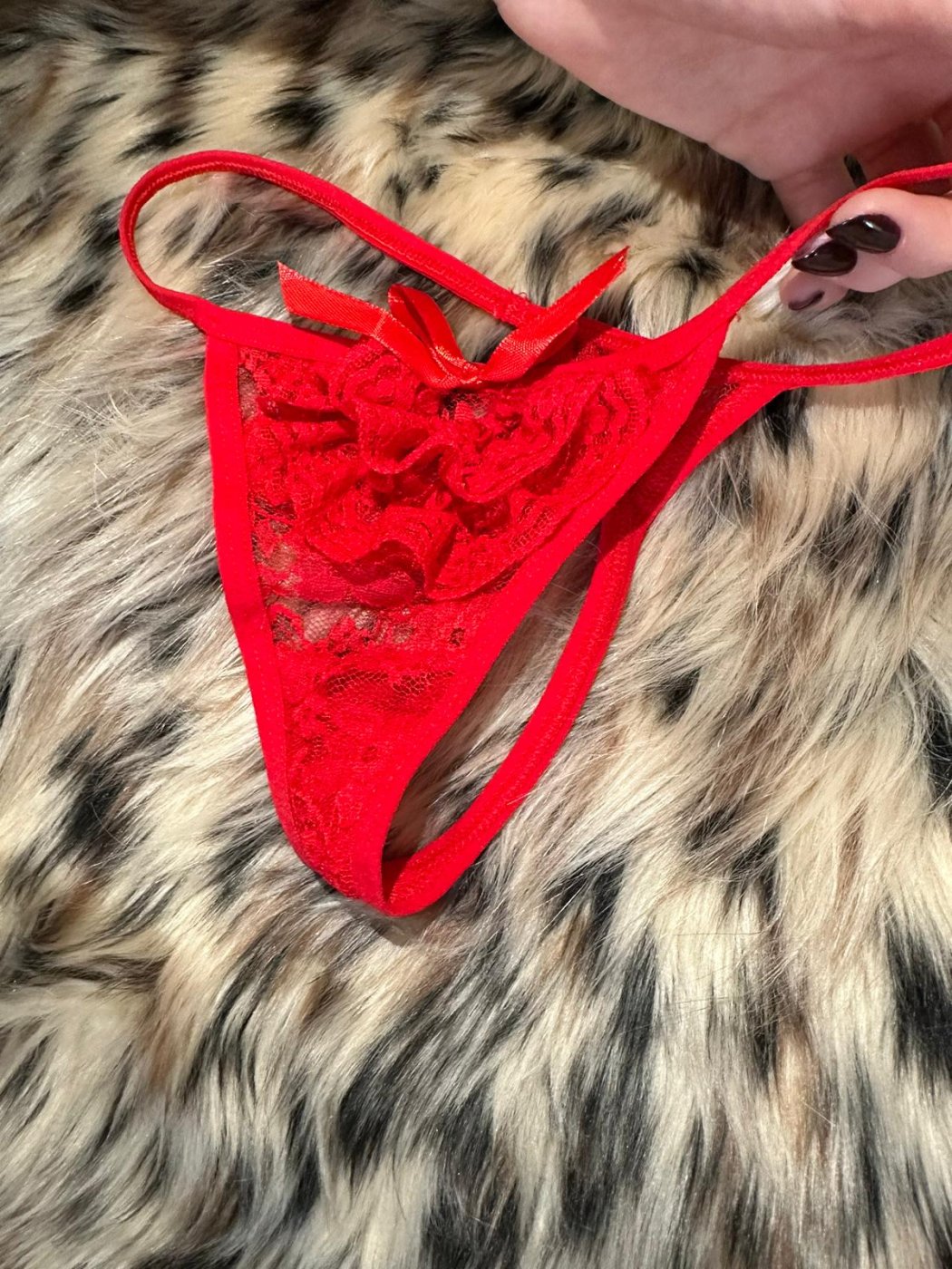 Mutandine di Pizzo Rosse