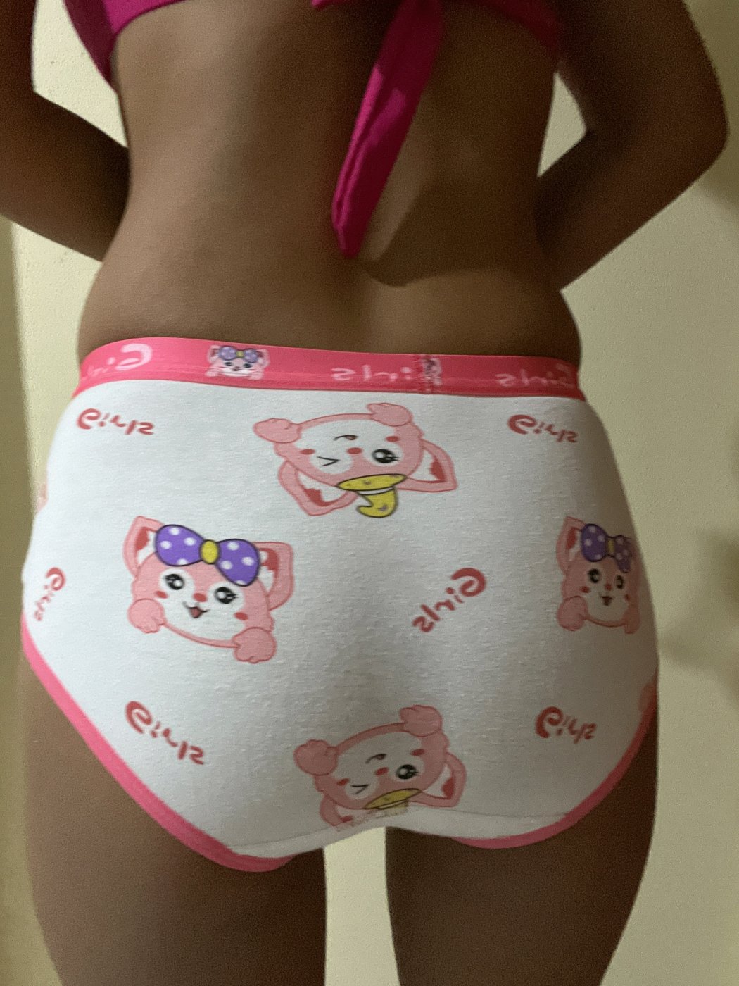 SOLD White cat **** underwear, w… - 1