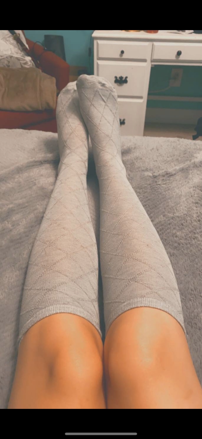 Grey Knee Socks