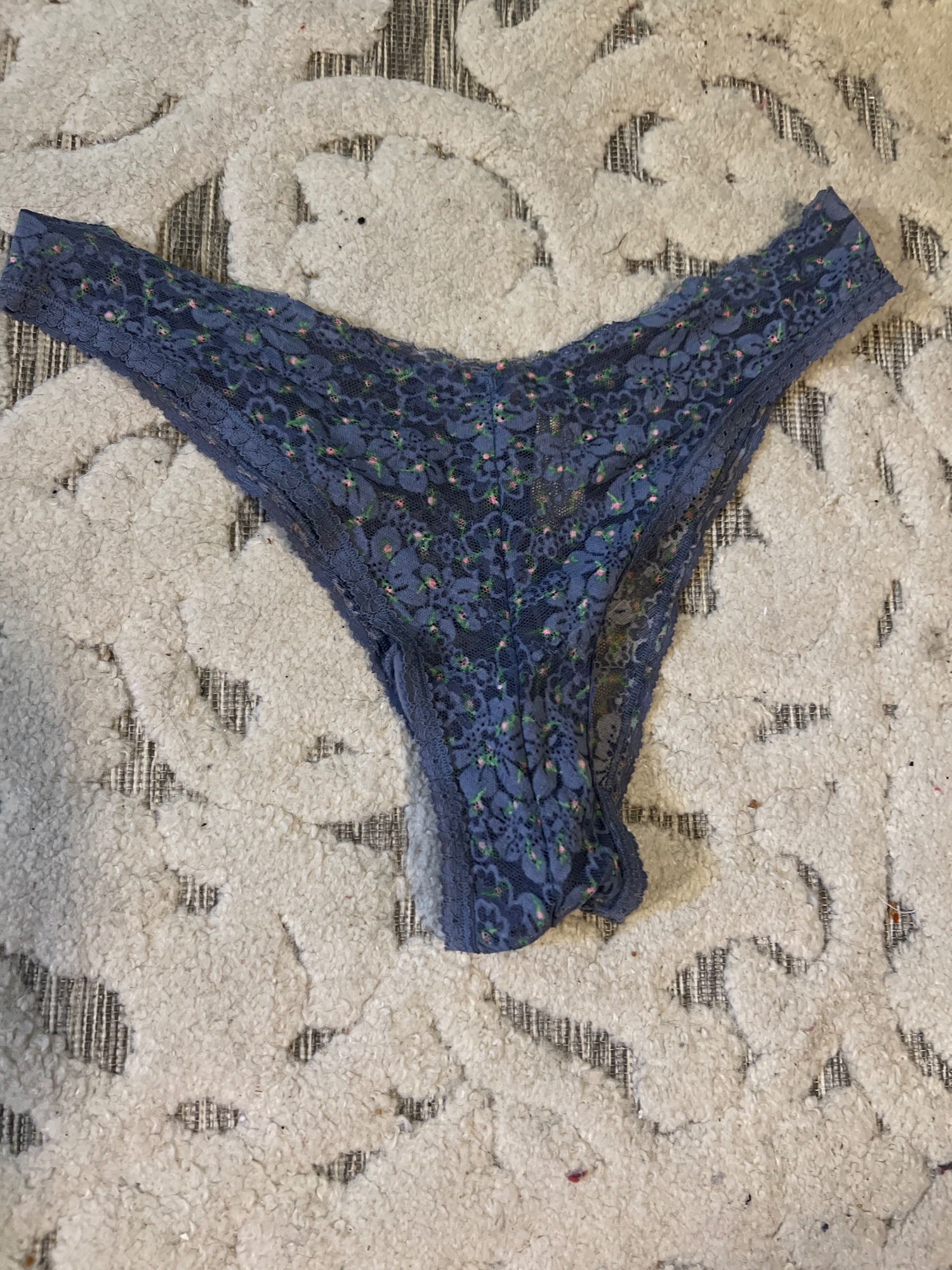 Blue lace full back – photo 3 of 3