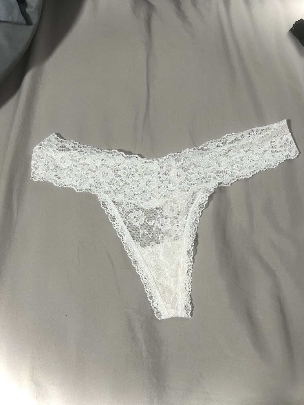 White sexy thong smelly and black