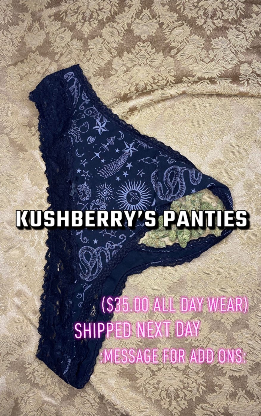 KushBerry Cotton& Lace Thong