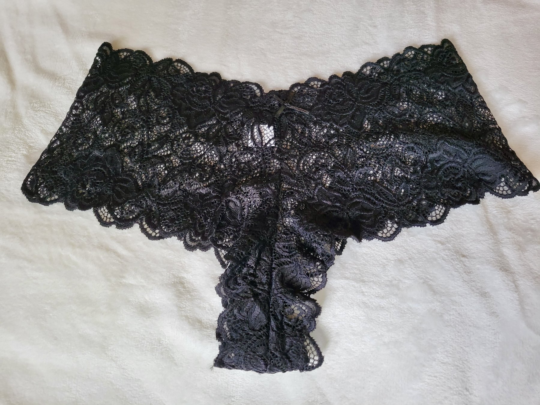 Beautiful in Black Lacy Panties
