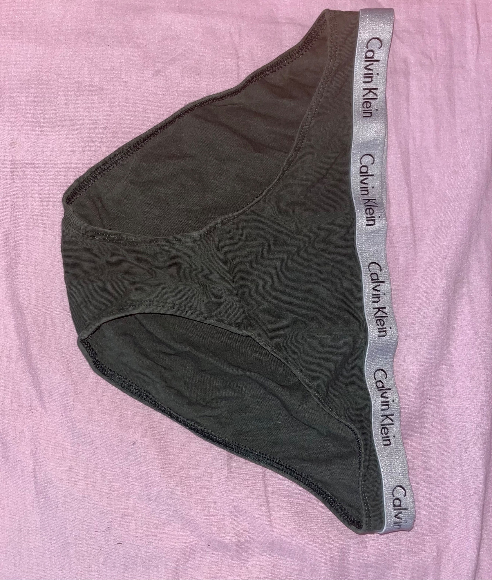 green panty calvin klein