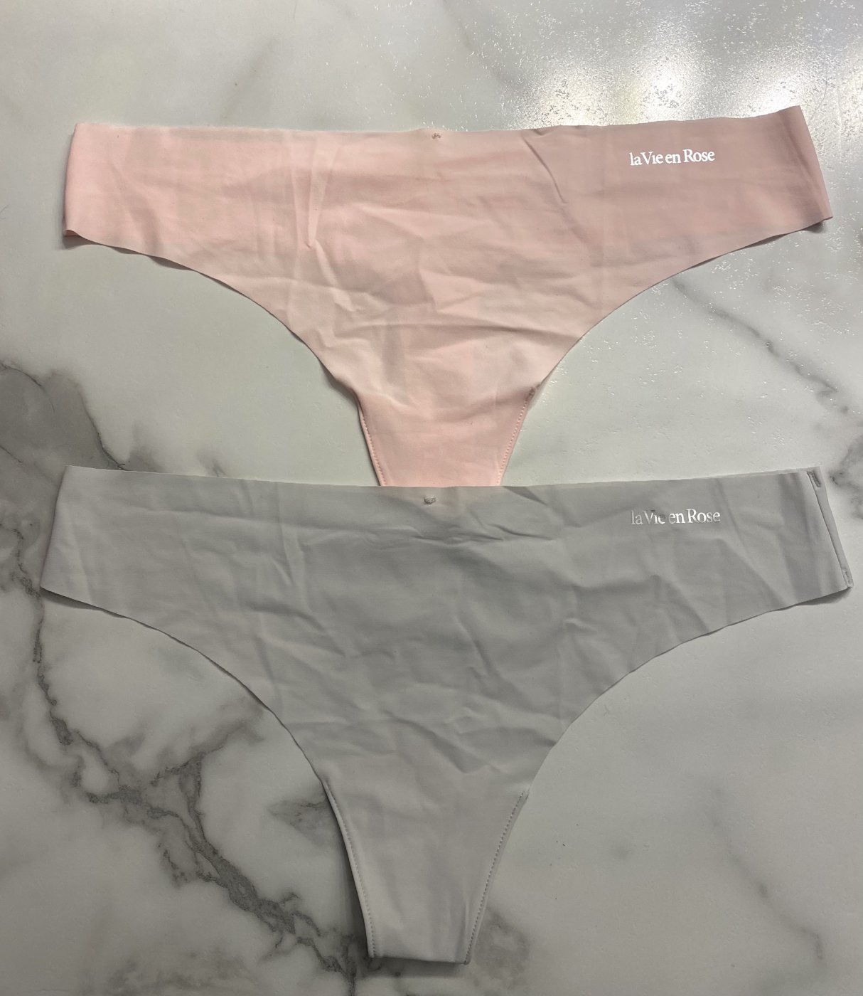 Seamless Nylon Thongs - 1