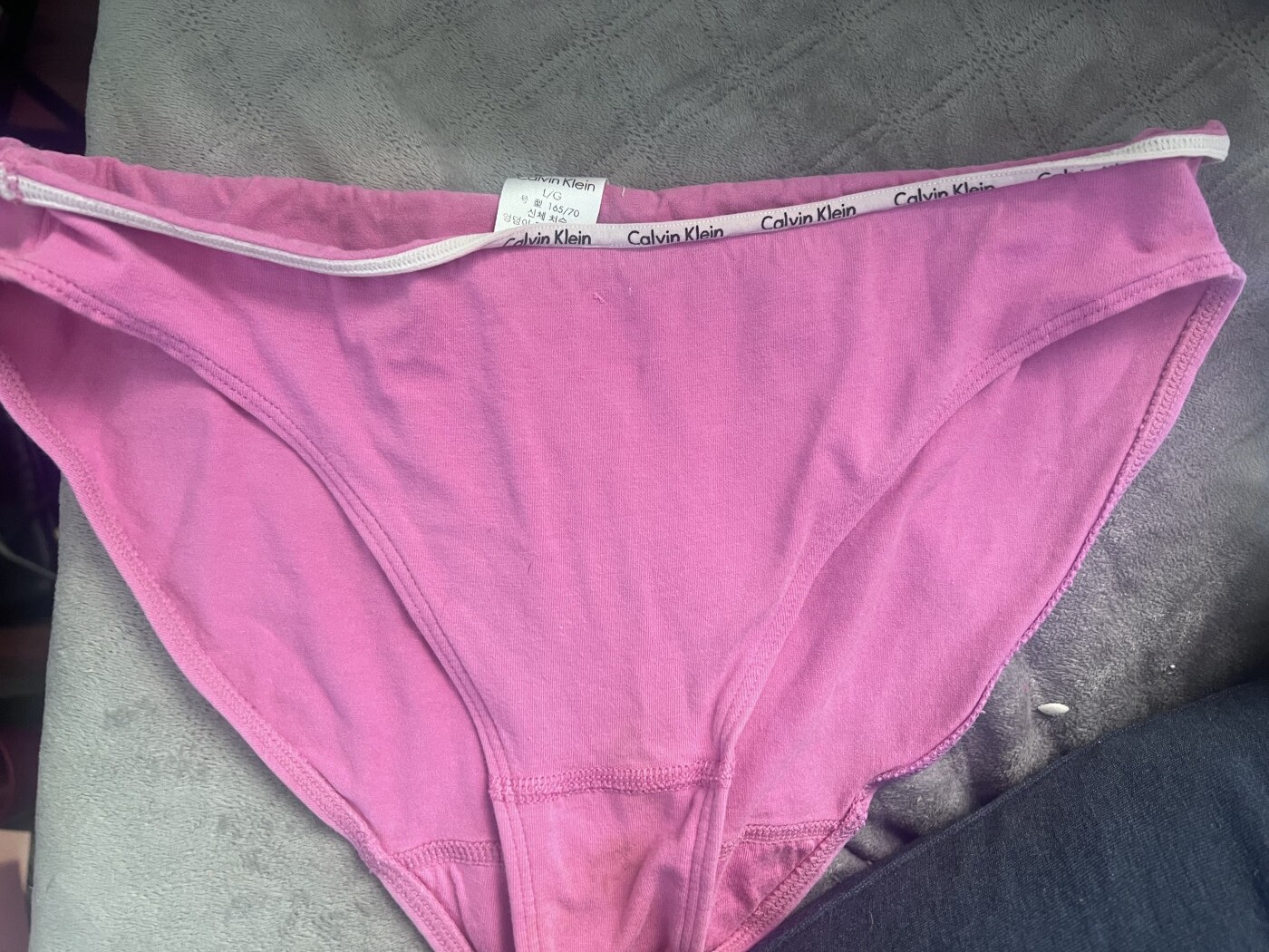 Pink CK cotton panties