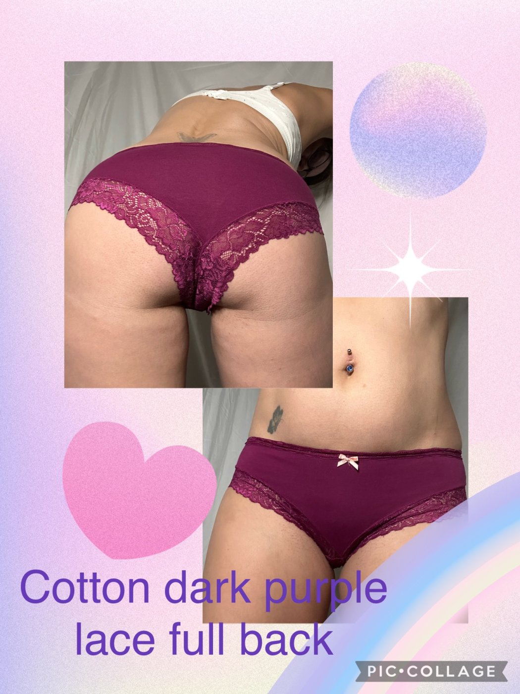 Cotton purple full back
