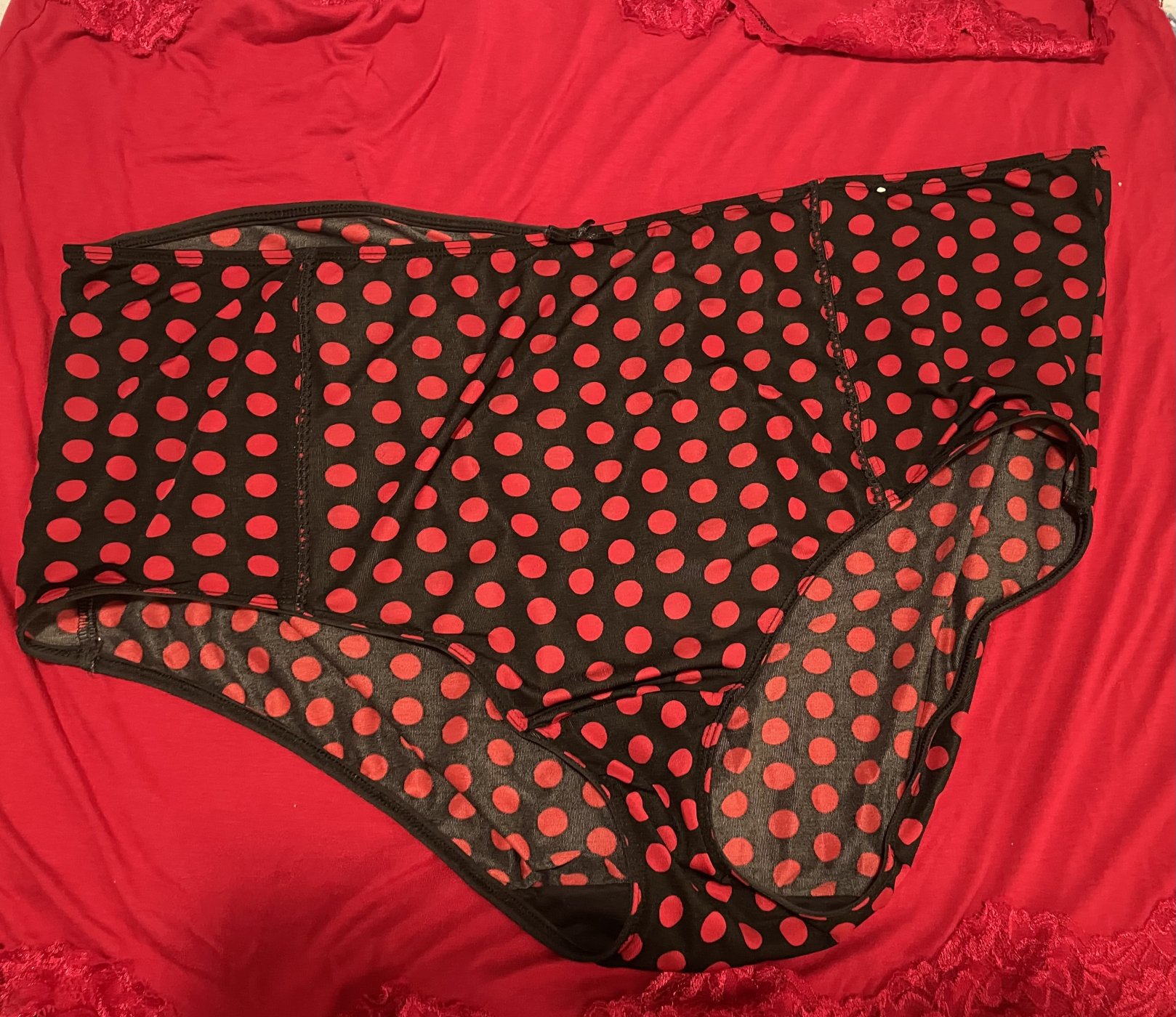 BBW Black n Red Panty
