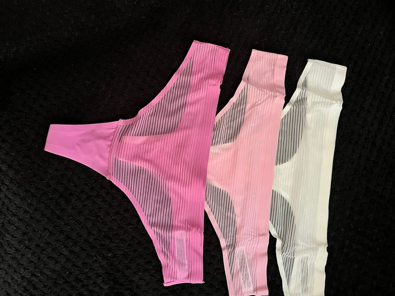 Selection of panties ready for soiling