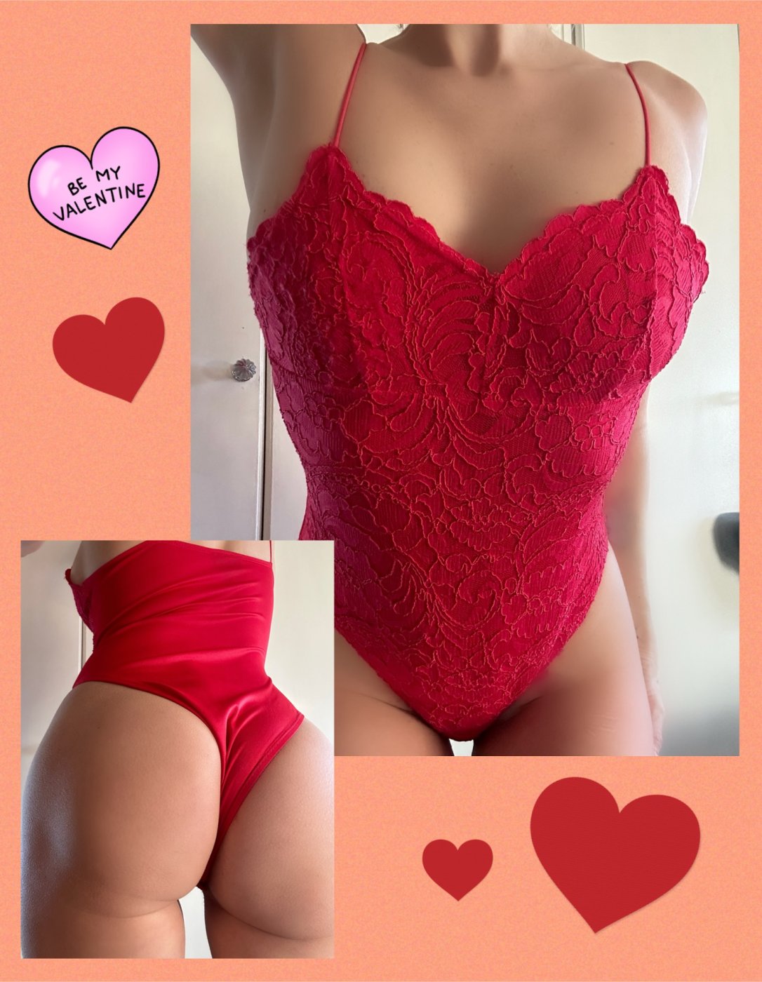 Sexy Be My Valentine Bodysuit