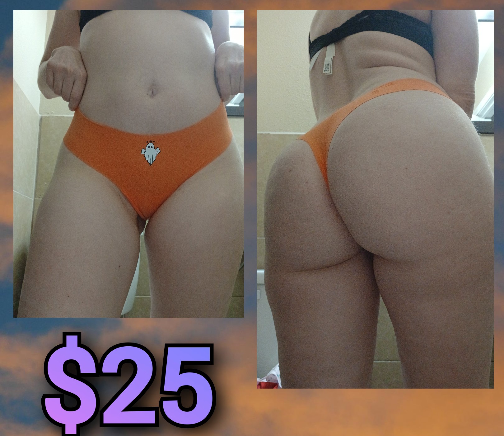 Orange Ghost Panties