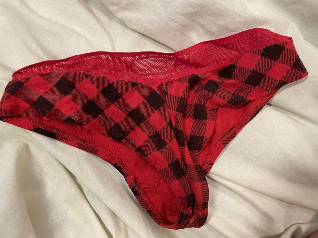 PINK Red Checkered Panties!