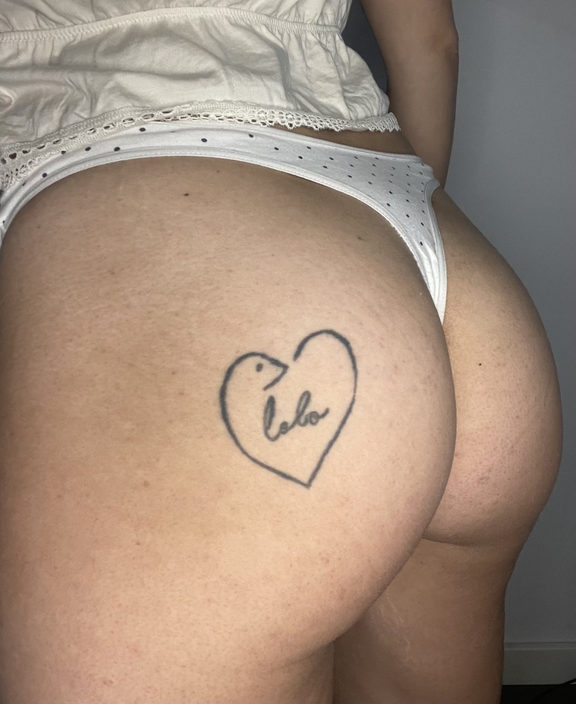 Tanguita blanco con topitos – foto 2 de 2