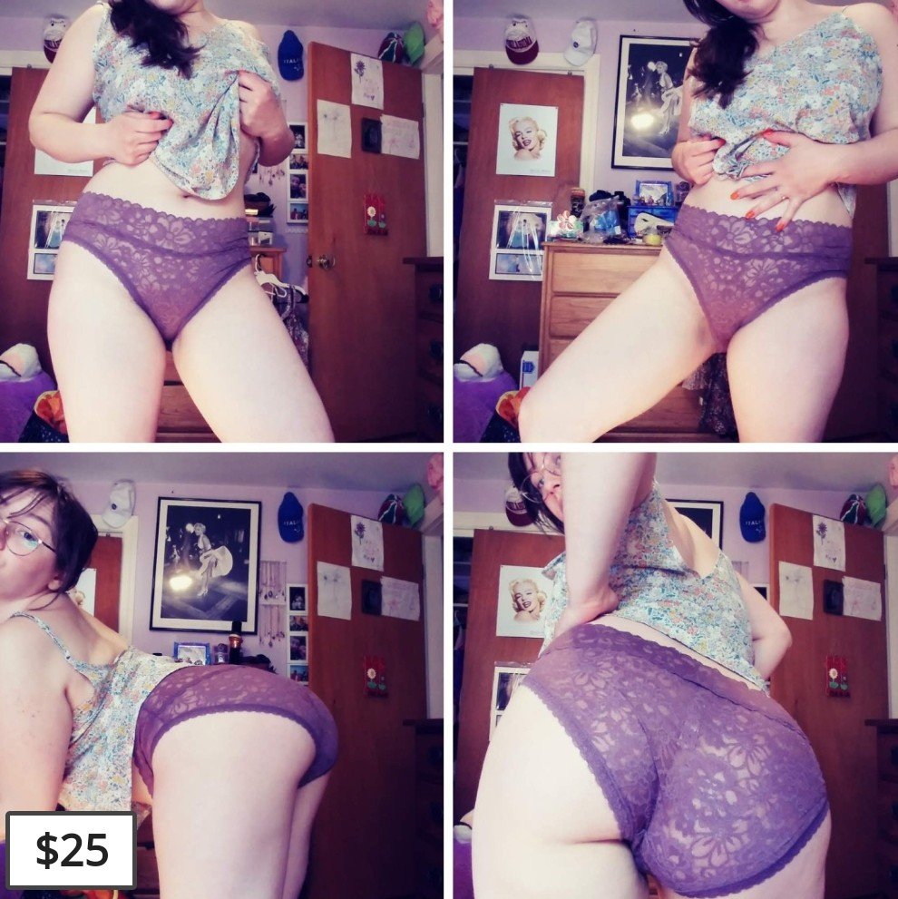 Purple Lace High Waisted Full Co…
