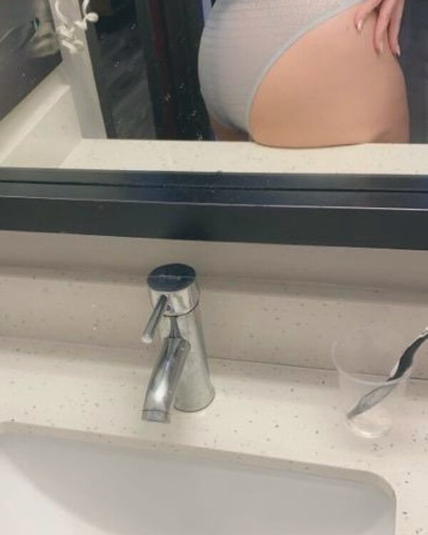 Gray Silky and Sparkly Bikini Panty
