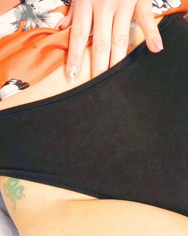 Basic Black VSPink Cotton Panty