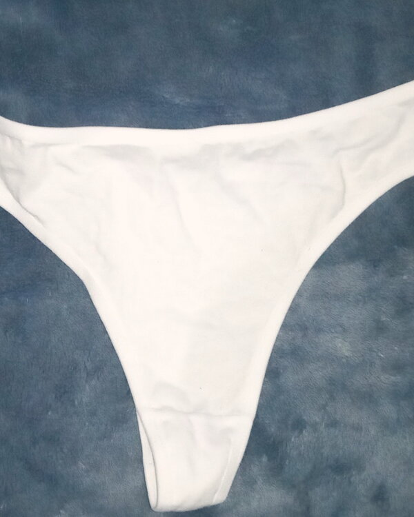 100% cotton thong