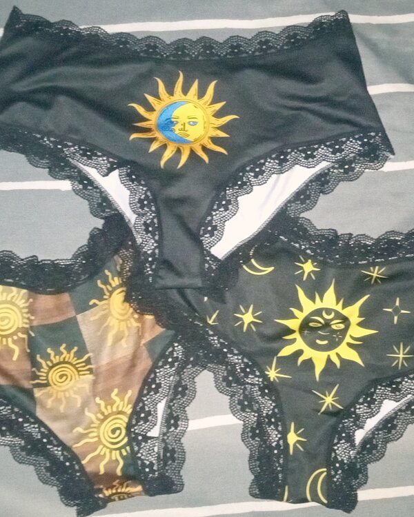 Sun & Moon with lace