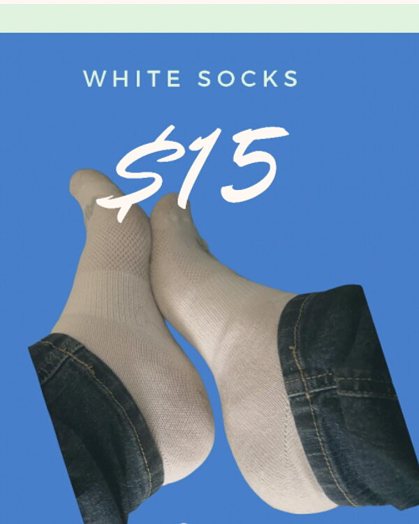 White socks