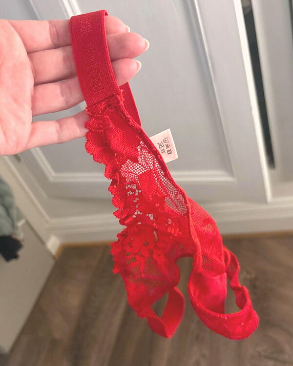 Cute set red panties