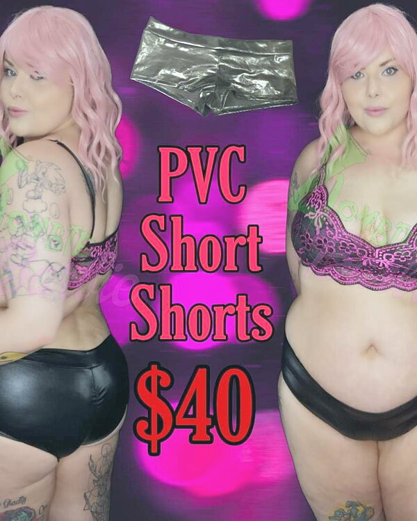 Shiny PVC Shorts
