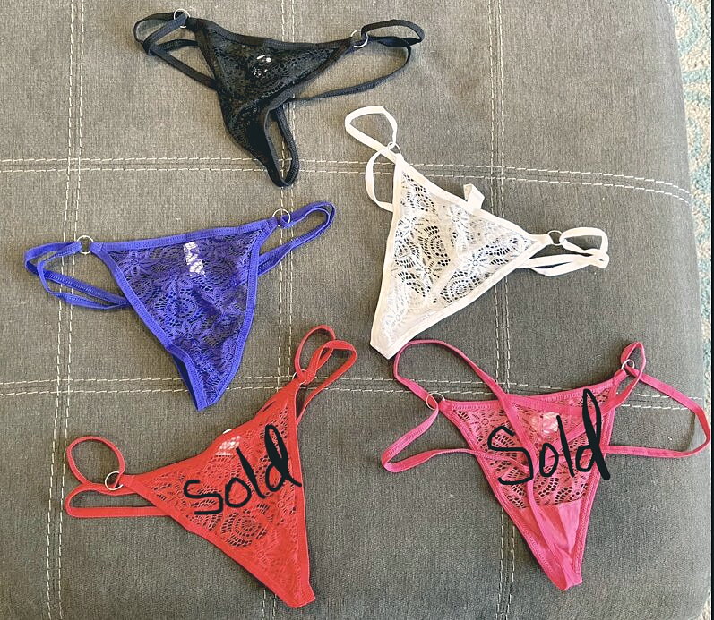 Lace thongs, multiple colors
