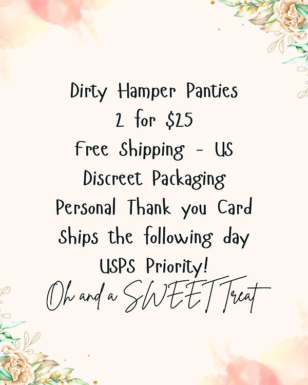 Dirty Hamper Panties