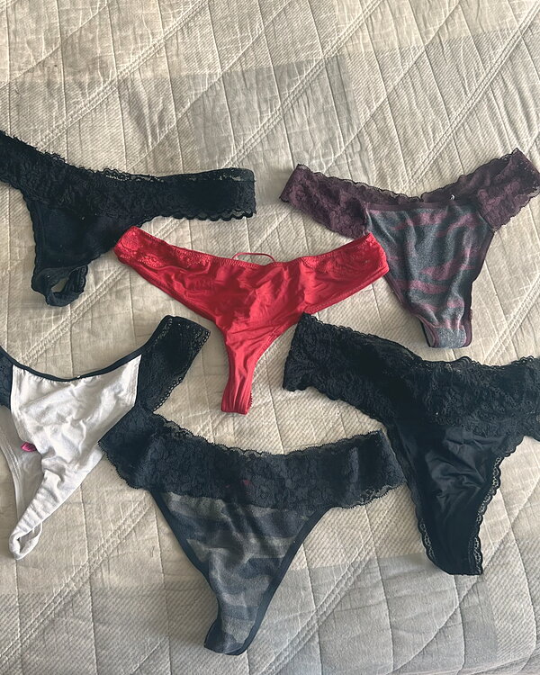 🔥 Hott Partially Laced Cotton Thongs 🔥