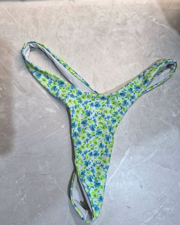 Green used bikini - worn for a day
