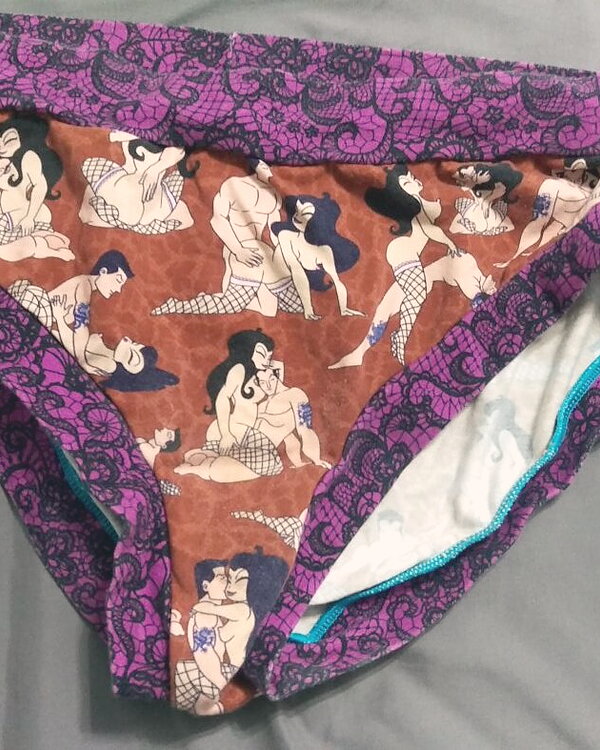 Naughty sex position panties
