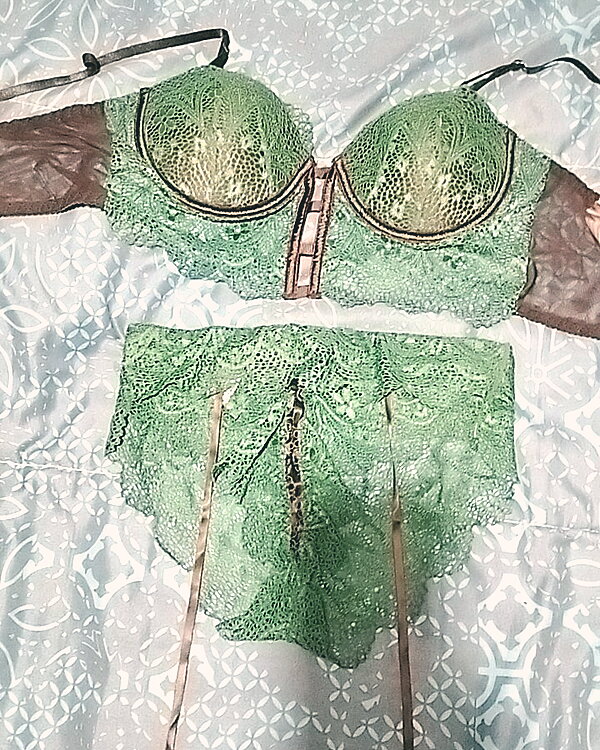 Set sexy dos piezas encaje
