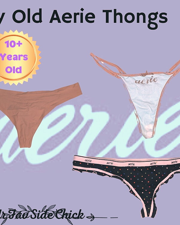 Very Old Aerie Thongs🕊️