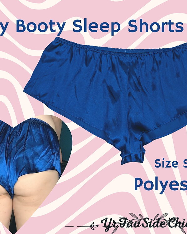 Royal Satin Booty S1eep Shorts 🍑