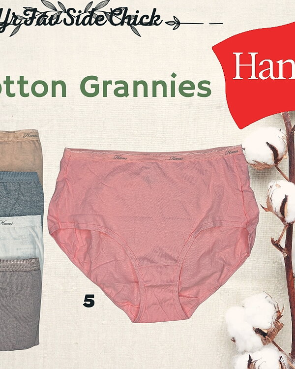 Hanes Cotton Grannies 🟥