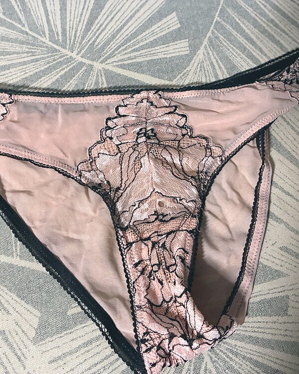 My pink and black undies