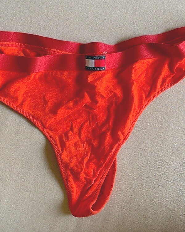 Red Tommy Hilfiger panties