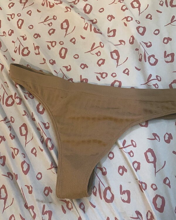 Brown thong