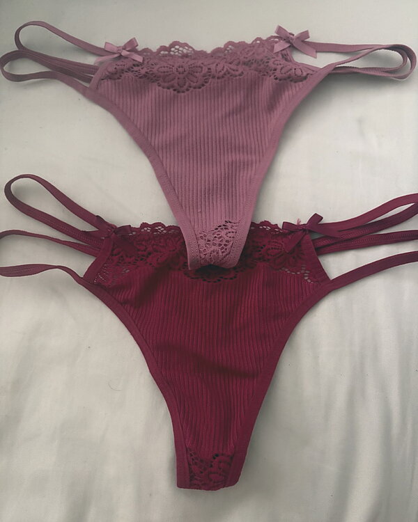Cotton thongs