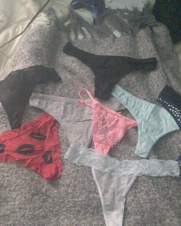 Thong Panties; various materials just ask